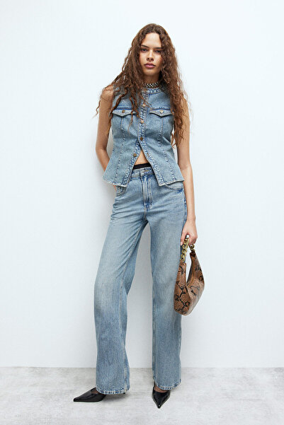 H&M Wide High Jeans