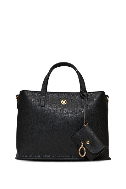 U.S. Polo Assn. Sıyah Kadın Postacı Çantası Us25555