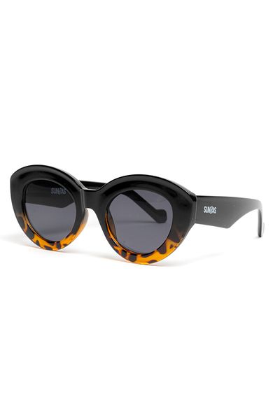 Sunbas Sunglasses Ipanema Black Tortoise Light Black Women's Sunglasses