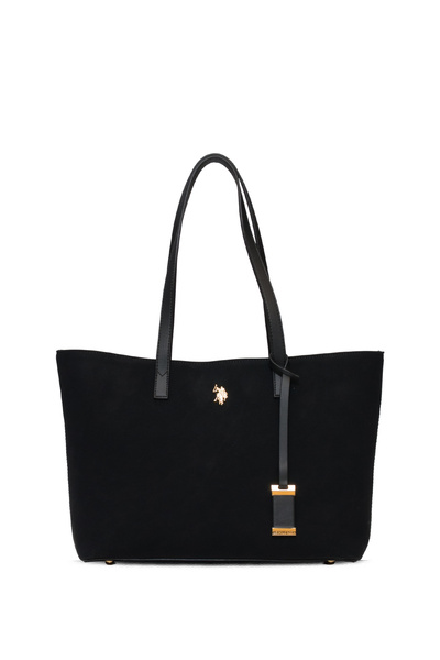U.S. Polo Assn. حقيبة كتف نسائية سوداء Us25625
