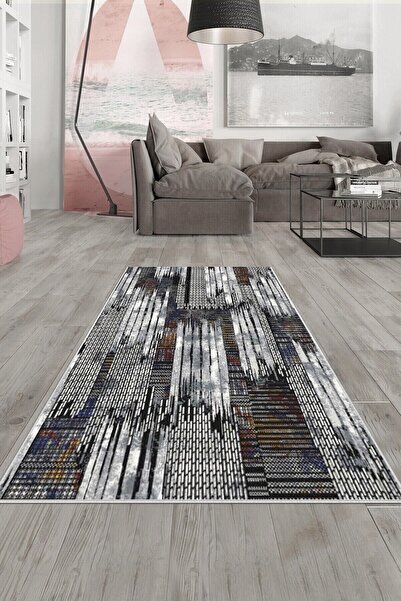 on the clouds Çok Renkli Modern Desen Yıkanabilir Kaymaz Taban Leke Tutmaz Mo...