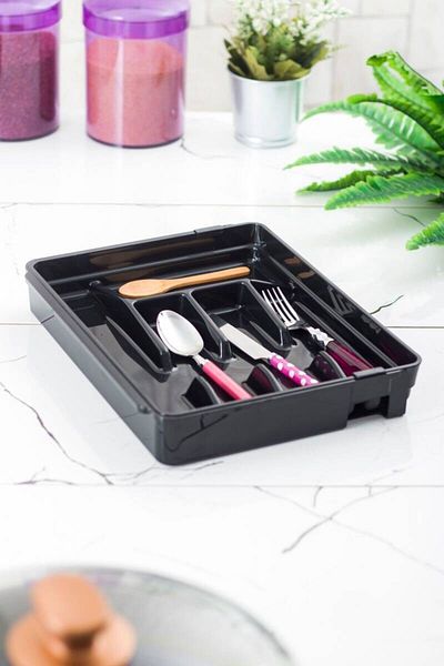 Depa Black Acrylic - Adjustable Drawer and Organizer (35*28*5 / 35*44*5)