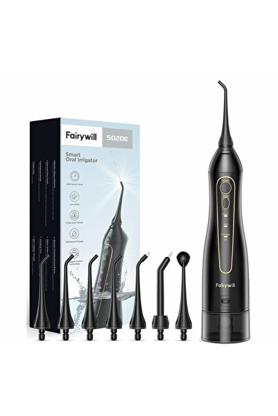 Choice1 FW-5020E-Black Fairywill Water Flossers for teeth 300ML oral url port...