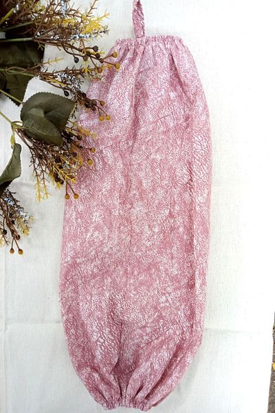 Emtory Home Dusty Rose Tree Bark Pattern Organizer Linen Διπλή ελαστική θήκη για τσάντες - Organizer κουζίνας
