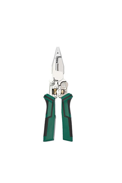 Choice1 كماشة تجريد خضراء 9 في 1 مع جهاز اختبار الجهد كماشة تجريد أسلاك متعدد...