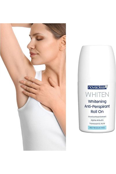 Novaclear Whitening Anti-Perspirant Roll-On Refreshing – Moisturizing & Brightening Deodorant with