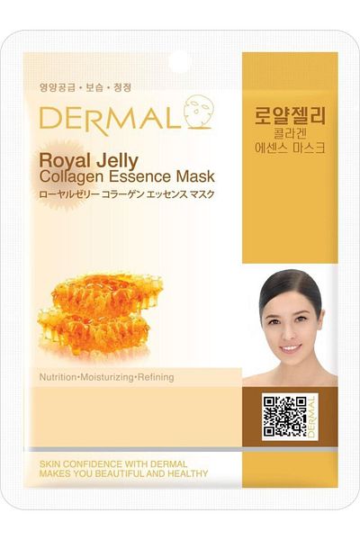 Dermal Nourishing, Moisturizing, Purifying Royal Jelly Extract Collagen Mask 23gr