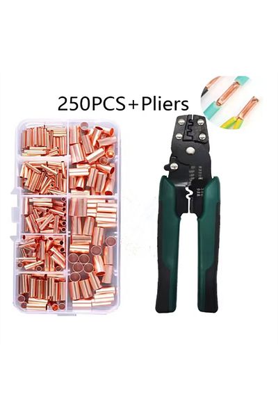 Choice 250pcs Pliers Multi-function Mini Electric Terminal Crimping Pliers With Wire Stripping Cutting Hand