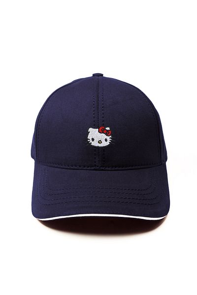 T-FUNNY Hello Kitty - Design de pălărie brodată cu inimă