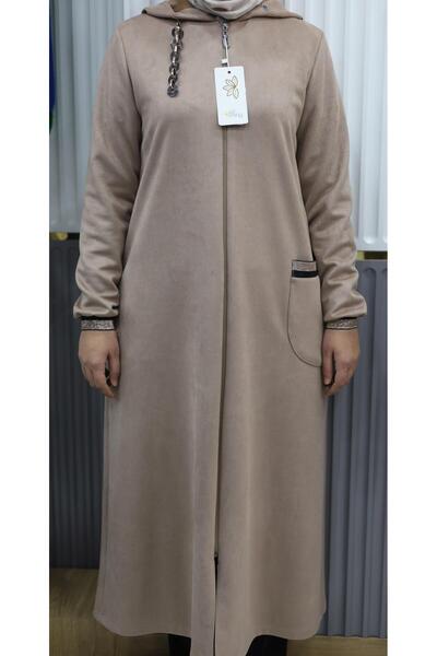 ELİF ERGÜN TEKSTİL süet tek cepli