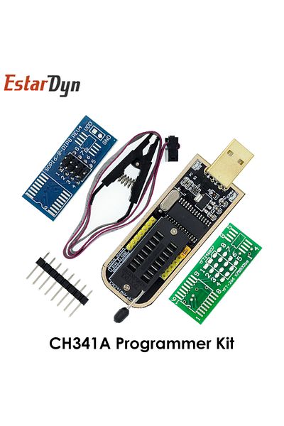 Choice 1 Set Ch341a/ch341b 24 25 Series Eeprom Flash Bios Usb Programmer Module Soic8 Sop8 Test Clip For Ee