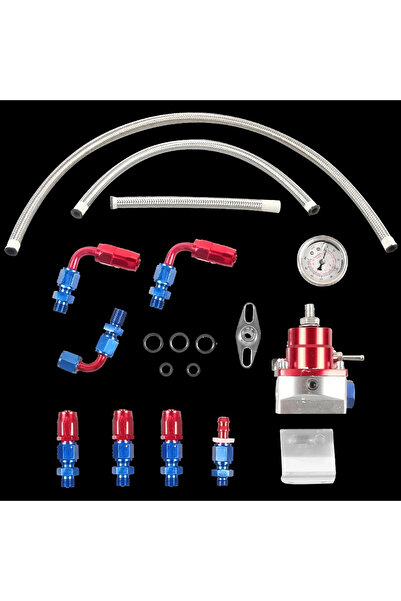 Choice A Style Adjustable FPR AN6 Fitting EFI Fuel Pressure Regulator For 7MGTE MKIII with Hose Line Fittin