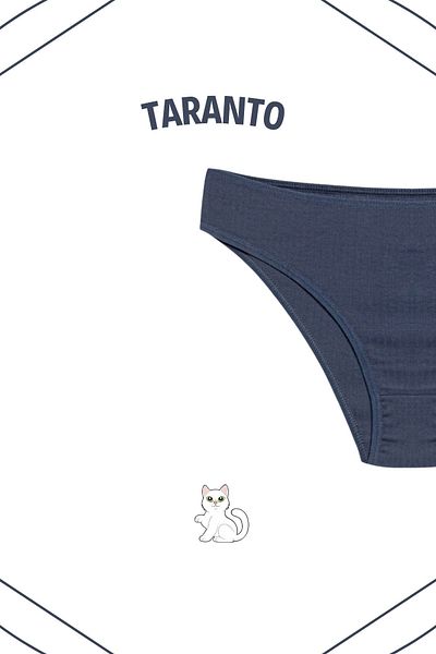 MİSTİRİK Taranto Model Corduroy Ψηλόμεσο Αεριζόμενο Μαλακό Υφασμάτινο Σλιπ Σλιπ Μπλε Χρώμα