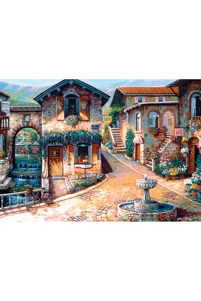 Ks Games 20068 The Fountain On The Square 500 Piece Puzzle