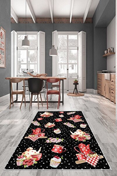 linazaitun Çaydanlık Ve Çay Bardağı Yıkanabilir Kaymaz Taban Leke Tutmaz Mode...