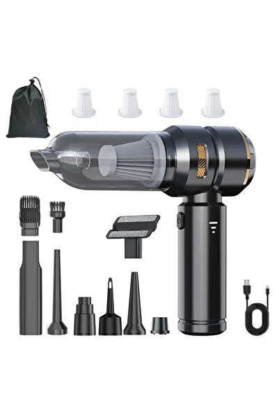 Choice حقيبة 4HEPA سوداء 4HE مكنسة كهربائية للسيارة عالية الطاقة محمولة باليد...