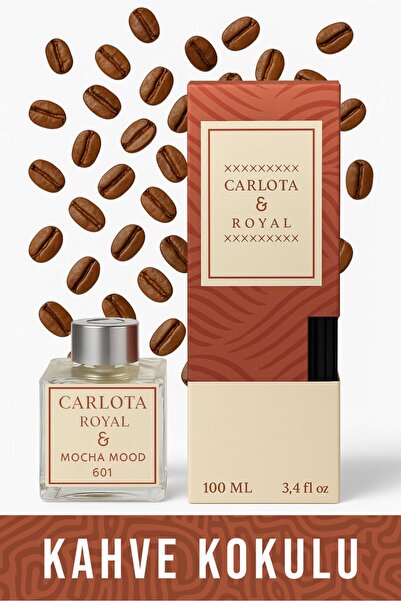 MATEO CARLOTA Royal Bambu Çubuklu Oda Kokusu | MOCHA MOOD | Kahve Aromalı Kal...