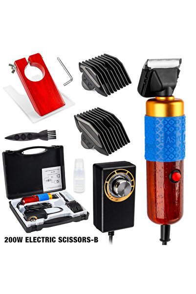 Choice3 مقص كهربائي EU SET-B بقوة 200 واط، ماكينة تشذيب السجاد 110-220 فولت، ...