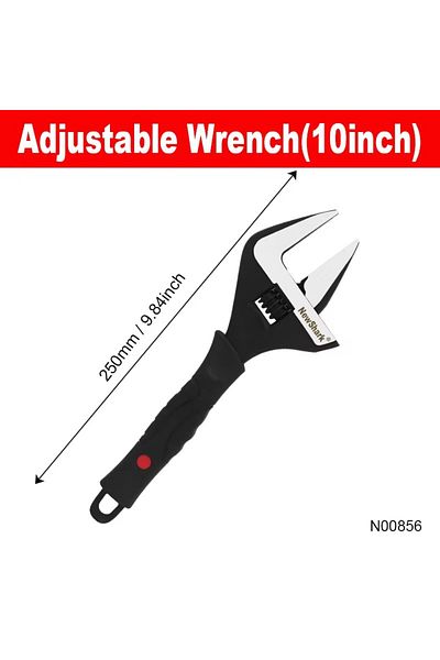 Choice 10 Inch 6/8/10/12 Inch Adjustable Spanners Measuring Wrenches Hole-opening Spanners Household Worksh