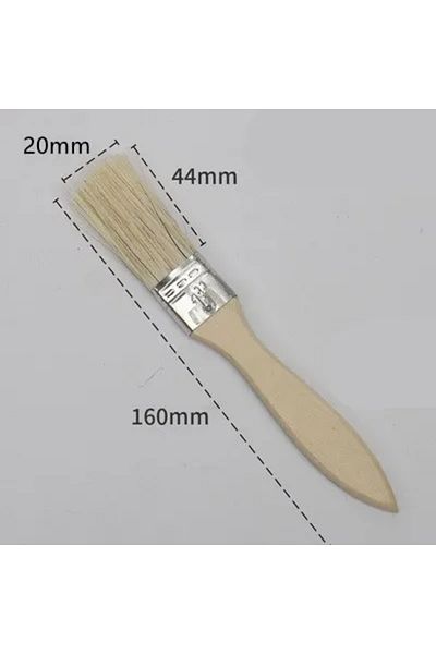 Choice 5pcs 1inch 5pcs Paint Brush Wooden Handle Bbq Brush 1/2/4/5/6 Inch Soft Hair Painting Brushes For Wa