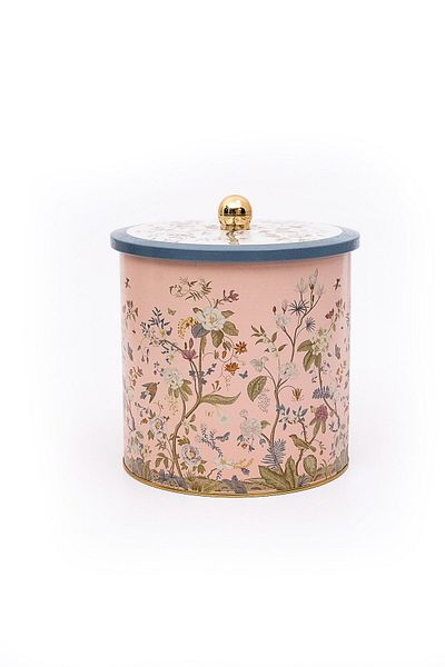 EVLE Food Storage Container - Botanica Patterned, Metal, 17.5 cm X 18 Cm, 4.1 Liter, Er147-1G