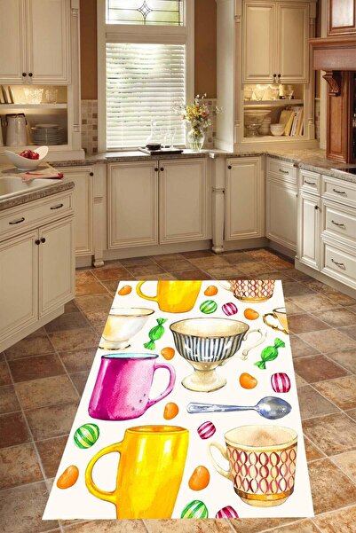 linazaitun Mug Kupa Desenli Benekli Dijital Baskı Yıkanabilir Leke Tutmaz Kay...