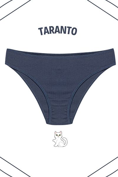 MİSTİRİK Taranto Model Corduroy Ψηλόμεσο Αεριζόμενο Μαλακό Υφασμάτινο Σλιπ Σλιπ Μπλε Χρώμα