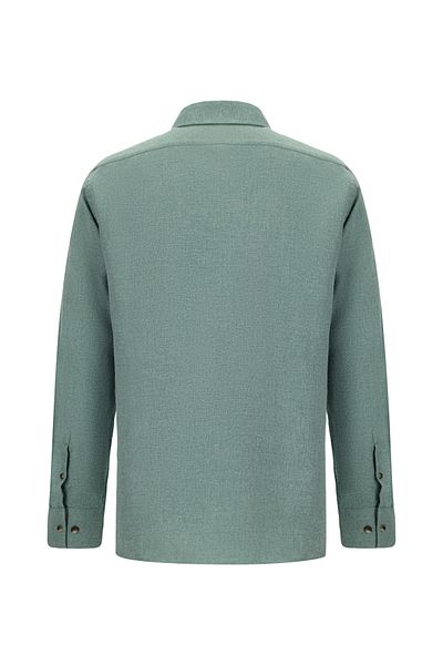 Abdullah Kiğılı Long Sleeve Regular Fit Sports Cotton Shirt