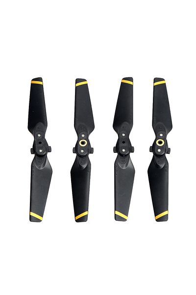 Shunmaii Gold 4pcs Quick Release Propellers For Dji Spark Drone Fast Release Folding Props Lightweight Blade