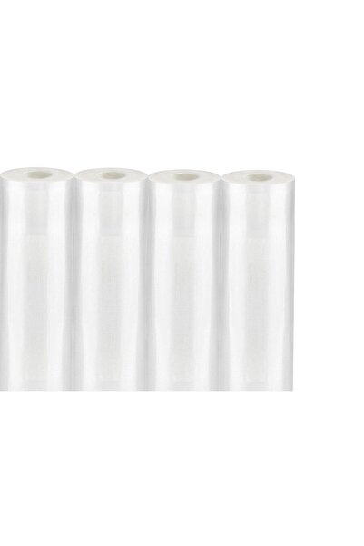 Zibba Life Set 4 Role 28x500 Cm Gofrate De Vidat ™, Compatibile Cu Orice Aparat De Vidat, Fara Bpa