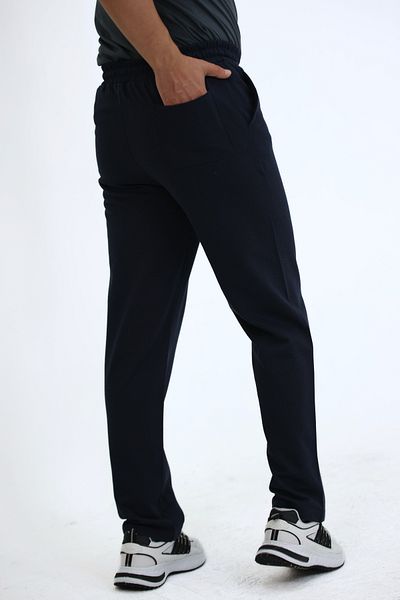 EXSPORT Ανδρικό φούτερ με ίσιο πόδι Navy Blue