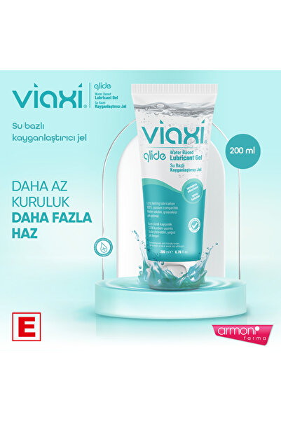 Viaxi Glide Doğal Kayganlaştırıcı Jel, Doğallığın Rahatlatıcı Dokunuşu 200 Ml. 🌿