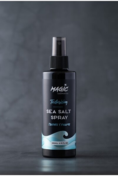 Magic Cosmetics Profesyonel Deniz Tuzu Saç Spreyi 200ml Doğal Dalgalar, Hacim...