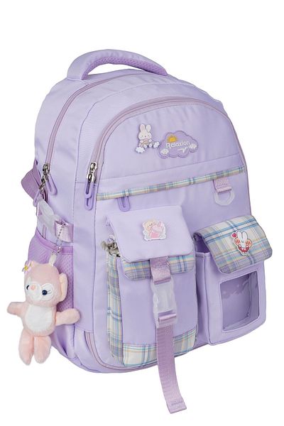 Relaxion Rlx-1451-1452 Girl's First School Bag - Backpack LILA