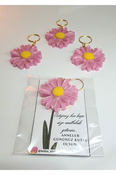 Handmeight Daisy Keychain Mother's Day Gift 1 Piece