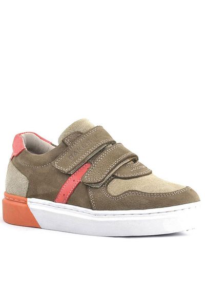 Rakerplus Γνήσιο δέρμα Χρώμα άμμου Velcro Boy's Sneaker