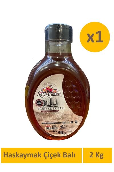 HASKAYMAK 2 Kg Süzme Çicek Bal