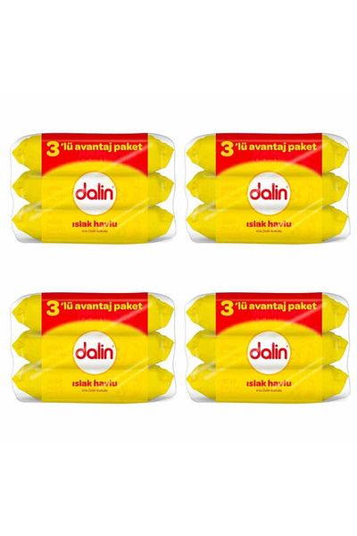 Dalin 3 Pack Wet Towel Wipes 4 Pack 672 Sheets New with Cover