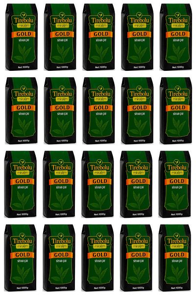 Tirebolu Miralim Gold Bulk Domestic Tea 1000 g X20 Pieces