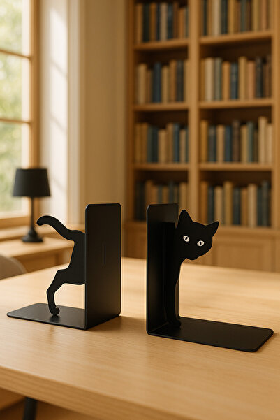 ARTILED Σετ 2 θήκες βιβλίων με χαριτωμένες φιγούρες γάτας με μάτια – Διακοσμη...