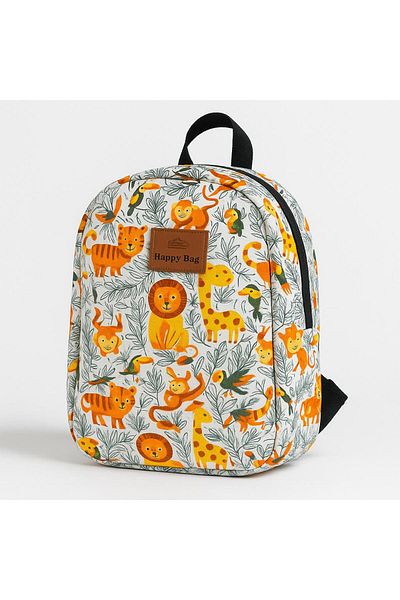 Bambus Boy Character Mini Single Eyed Casual Children's Backpack
