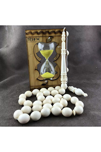 Tesbih Ruyasi Özel İmame Tasarım İşçilikli Orijinal Fosil Tesbih