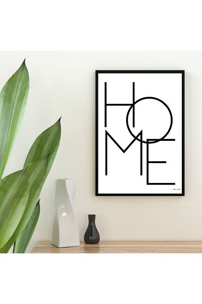 Gorgon Art Home Home Written Frame Look Mdf Table