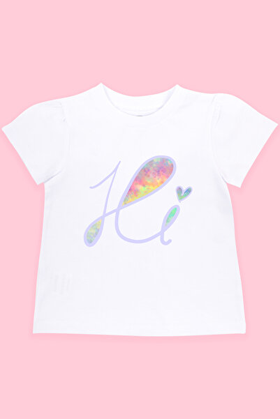 Mavipink Κοριτσίστικο κοντομάνικο βαμβακερό μπλουζάκι