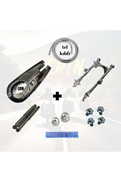 GMS Cg Nikel Zincir Muhafaza Vida 25 Cm Fındık Amortisör Somun Nikel Beşik Tel Kılıfı Seti