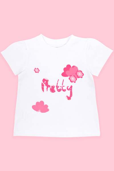 Mavipink Дівчача футболка Pretty з коротким рукавом з бавовни