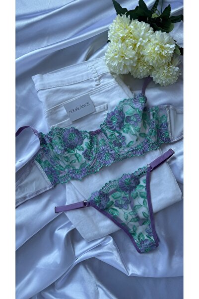 DUALANCE Luna Verde Bralet Takım