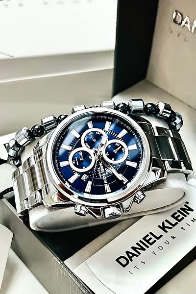 Daniel Klein New Season Multifunction Luxury Men's Wristwatch and Bracelet Gift