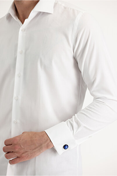 Kiğılı Βαμβακερό πουκάμισο με μακρυμάνικο Slim Fit Slim Fit με μανσέτες