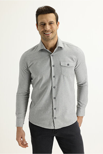 Kiğılı Cămașă cu mânecă lungă, slim fit, din bumbac sport, ușor de călcat